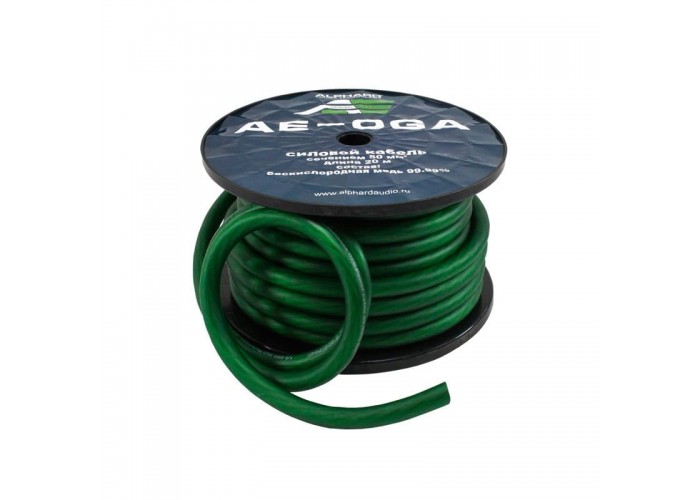 Силовой кабель Alphard AE-0GA green