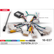 Комплект проводов CARAV 16-037 (16-pin) для подключения Android ГУ TOYOTA 2012+