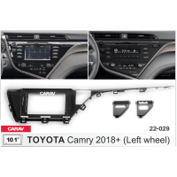 Рамка CARAV 22-029 10.1" TOYOTA Camry 2018+ (руль слева)