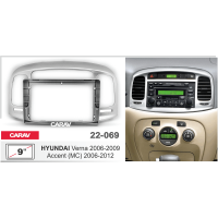 Рамка CARAV 22-069 9" HYUNDAI Verna 2006-09, Accent (MC) 2006-12