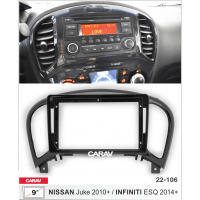 Рамка CARAV 22-106 9"" NISSAN Juke 2010+ / INFINITI ESQ 2014+