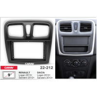 Рамка CARAV 22-212 9" RENAULT (DACIA) Logan, Sandero 2013-2018