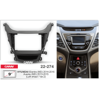Рамка CARAV 22-274 9" HYUNDAI Elantra (MD) 2014-16, Avante (MD) 2013-15 (руль слева / Ver 2)