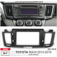 Рамка CARAV 22-343 10.1" TOYOTA RAV4 2013-19 (руль слева)