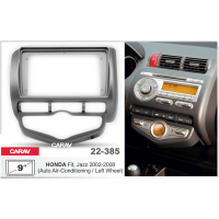 Рамка CARAV 22-385 9" HONDA Fit, Jazz, City 2002-08 (с климат контролем / руль слева)
