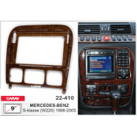 Рамка CARAV 22-410 9" MERCEDES-BENZ S-klasse (W220) 1998-05 (цвет орех)