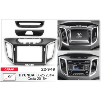 Рамка CARAV 22-949 9" HYUNDAI iX-25 2014+; Creta 2015+
