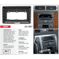 Рамка CARAV 22-997 10.1"CHEVROLET Avalanche,Silverado,Suburban, Tahoe 2007+; Equinox 2007-10