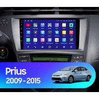 Магнитола + рамка TEYES для Toyota Prius XW30 2009-2015 9"