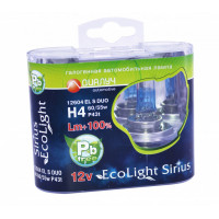 Галогенная лампа Диалуч H4 +100% Eco Light Sirius 