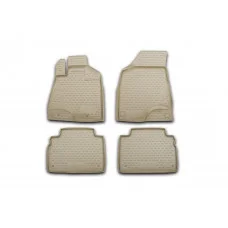 Коврики салона Toyota Land Cruiser 2001-2003 бежевый